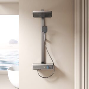Smart Digital Display Thermostatic Shower Set - Minimalist Rainfall Shower System