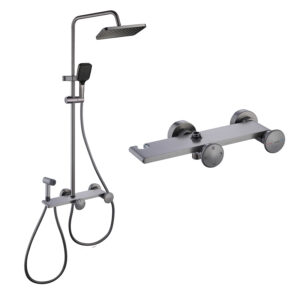 Durable Copper Shower Set | 3-Mode Adjustable Rainfall Shower System