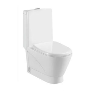 HS-0090 Modern One-Piece Toilet - Floor Mounted with Dual Trap Options