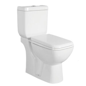 HS-7004 Two-Piece Washdown Toilet - White Ceramic, 250/180mm Rough-in