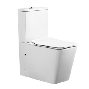 HS-7005 Two-Piece Washdown Toilet - White Ceramic, 180mm Rough-in