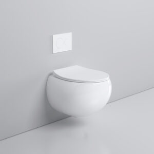 Premium Wall-Hung Toilet - Sleek Minimalist Design | Available in White & Custom Colors