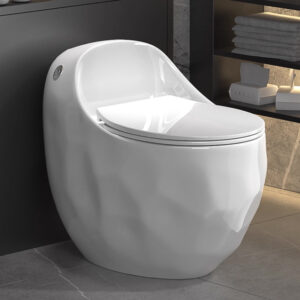 Modern Floor-Standing Toilet - Minimalist Design, Floor Drain