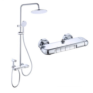 Electroplated Cruiser 4-Speed Shower Set - Model 1209