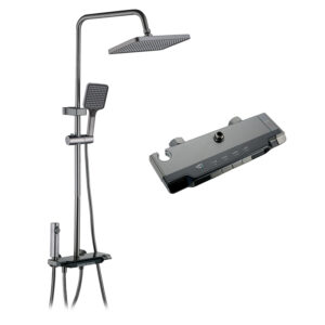 Digital Display Shower System with Ambient Lighting - Model 1239